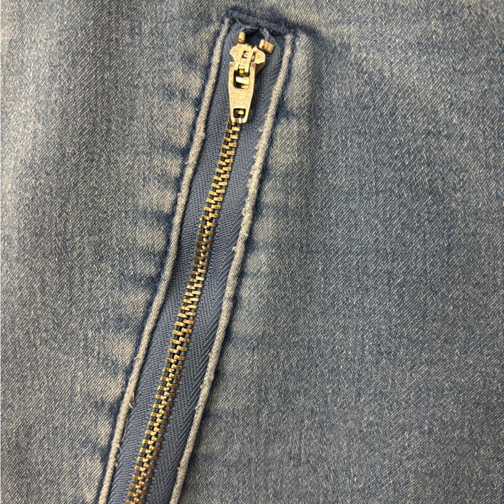 Gloria Vanderbilt Denim Jogger Jeans Elastic Waist Pull On Blue Stretch - Picture 4 of 7